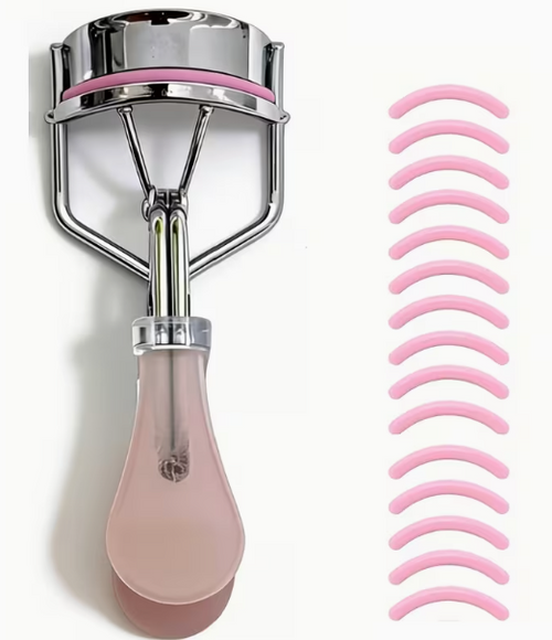 LashLift Classic Eyelash Curler with 16 pink replacement rubber pads